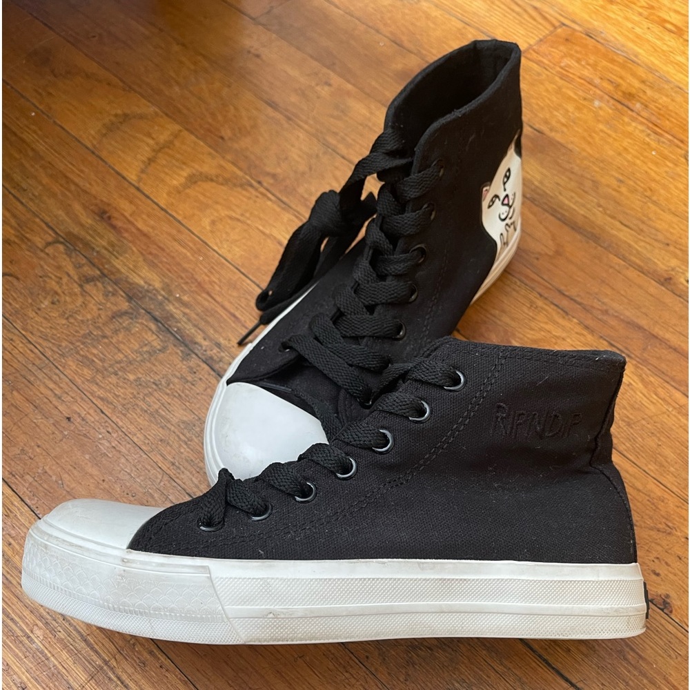 RIP N DIP BLACK AND WHITE SNEAKERS